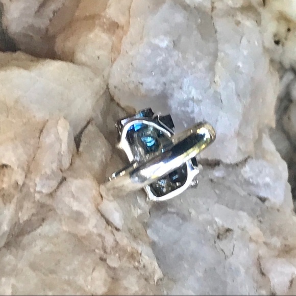 BISMUTH CRYSTAL 925 sterling silver ring size 7 - Picture 3 of 10